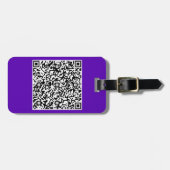 QRコーカスタムドスキャン情報カラーラゲッジタグ ラゲッジタグ (正面横)
