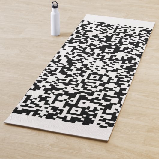 QRコーカスタムドスキャン情報ヨガマット ヨガマット (インサイチュ)