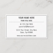 QRコーカスタムドスキャン情報名刺 名刺 (正面)