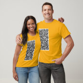 QRコーカスタムドスキャン情報Tシャツ選択色 Tシャツ (ユニセックス)