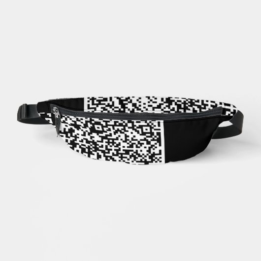 QRコーカスタムドスキャンFanny Pack – カラーの選択 ファニーパック (正面)