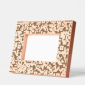 QRコーカスタムドデザインのエッチングモダンフレーム レーザー彫刻フレーム (左)