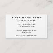 QRコーカスタムドビジネスカード自分のデザイン 名刺 (正面)