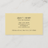 QRコーカスタムドビジネスロゴ |モダンプロフェッショナル 名刺 (裏面)