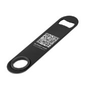 QRコーカスタムドビジネスロゴURLかわいいプロモーション スピード栓抜き (裏面アングル)