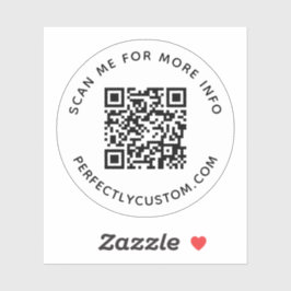 QRコーカスタムドピンクの詳細を調べ縁どる シール