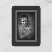 QRコーカスタムドプロファイル写真名刺 名刺 (正面)