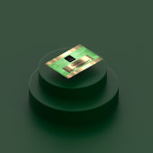 QRコーカスタムドロゴグリーンレモン 名刺