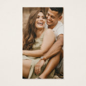 QRコーカスタムドロゴ写真名刺 (裏面)