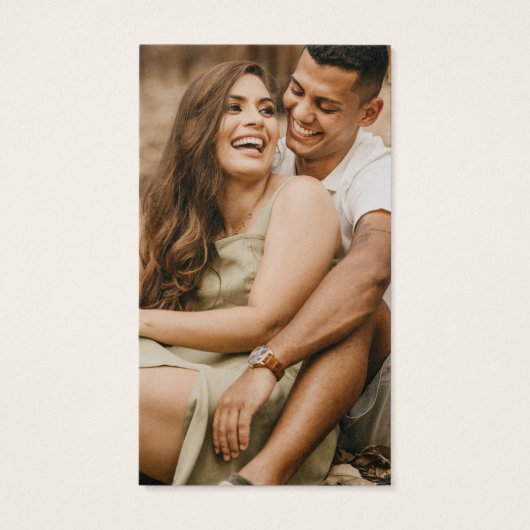 QRコーカスタムドロゴ写真名刺 (裏面)