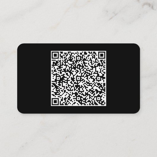 QRコーカスタムド名刺デザイン自分の 名刺 (裏面)