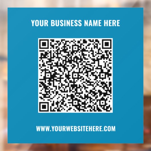 QRコーカスタムド名Webサイトの色ウィンドウの固定 ウィンドウサイン (シート2)