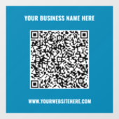 QRコーカスタムド名Webサイトの色ウィンドウの固定 ウィンドウサイン (シート)