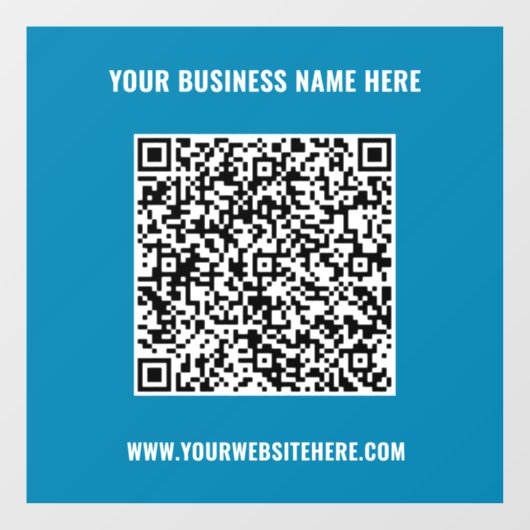 QRコーカスタムド名Webサイトの色ウィンドウの固定 ウィンドウサイン (シート)