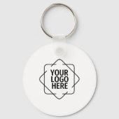 QRコーカスタムド文字ホワモダンイトビジネスキーチェーン キーホルダー (裏面)