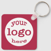 QRコーカスタムド文字会社ロゴの作成 キーホルダー (裏面)