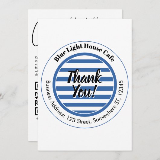 QRコーシンプルドケーキカードテンプレート 招待状 (正面/裏面)