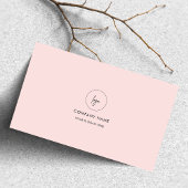 QRコーシンプルドブラック&ピンクソーシャルメディアのロゴ 名刺