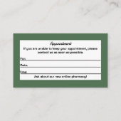 QRコーシンプルド獣医モダン院、、QRコード 名刺 (裏面)