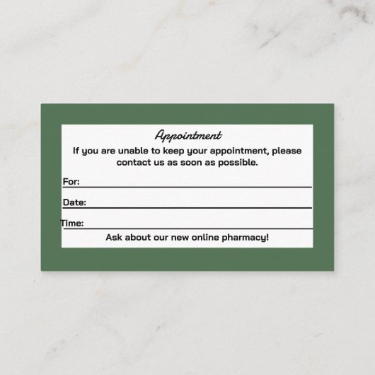 QRコーシンプルド獣医モダン院、、QRコード 名刺 (裏面)