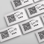 QRコードあなたのロゴを追加ソーシャルメディア 名刺