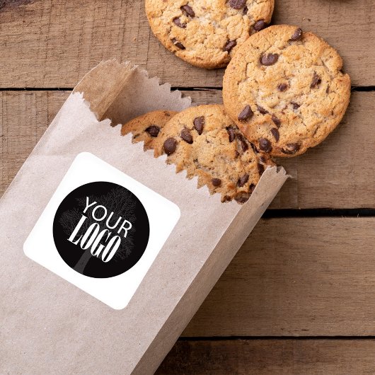 QRコードあなたのロゴを追加 スクエアシール