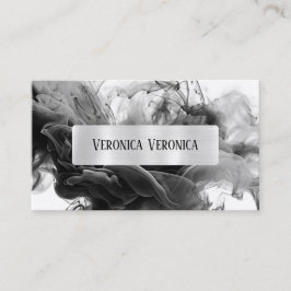 QRコードあなたのロゴSmokey Gothic Social Media 名刺