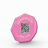 QRコードあなたの特別なメッセージ驚きの写真ブロック フォトブロック (左)