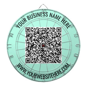 QRコードおよびカスタム文字パーソナライズされたダーツボード ダーツボード