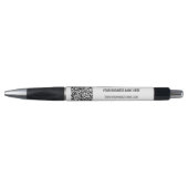 QRコードおよびカスタム文字ビジネス促進ペン ボールペン (正面)