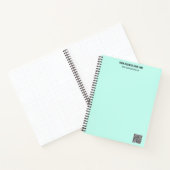 QRコードおよびカスタム文字プロフェッショナルパーソナライズされた ノートブック (内部)