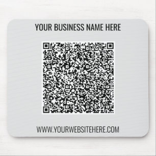 QRコードおよびカスタム文字プロフェッショナルパーソナライズされた マウスパッド