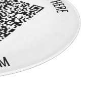 QRコードおよびカスタム文字切断ボード カッティングボード (角)