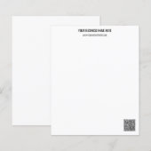QRコードおよびカスタム文字文房具 (正面/裏面)