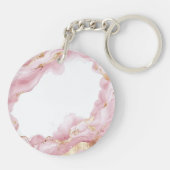 QRコードおよびカスタム文字 キーホルダー (裏面)