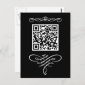 QRコードが現れる ポストカード (正面/裏面)