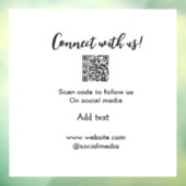 QRコードでつながる ウェブサイト メールを追加 ウィンドウサイン (シート3)