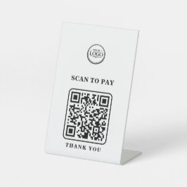 QRコードでスキャンして支払う 台座サイン