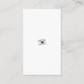 QRコードで愛をキャプチャ 結婚式のゲスト写真共有 エンクロージャーカード (裏面)