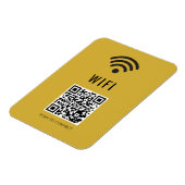 QRコードで接続 金色WiFiマグネット マグネット (左側)