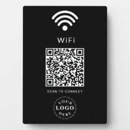 QRコードで簡単ログイン!WiFi情報プレート フォトプラーク