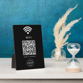 QRコードで簡単ログイン!WiFi情報プレート フォトプラーク