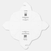 QRコードで誕生日パーティーの詳細 現代的な15歳の誕生日 フェイバーボックス (見開き)