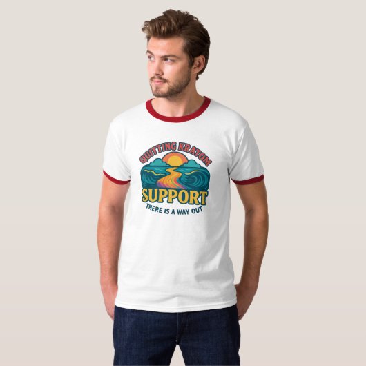 QRコードとウェブサイト付きQKS Tシャツ (正面フル)