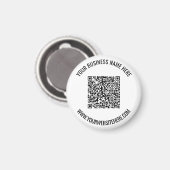QRコードとカスタムテキストのマグネットギフトをアップロード マグネット (正面/裏面)