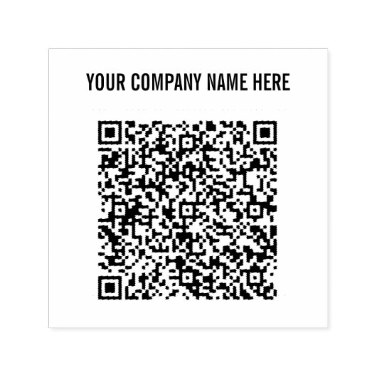 QRコードとカスタム文字の自動手書きスタンプ セルフインキングスタンプ (デザイン)