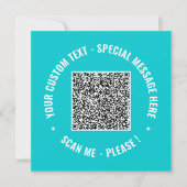 QRコードとカスタム文字カードの色の選択 (正面)