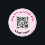 QRコードとカスタム文字マグネット選択カラー マグネット<br><div class="desc">色とフォントを選択パーソナライズされた- QRコードスキャン情報とデザイン文字マグネットギフトと独自の磁石をすカスタムる – あなたのQRコードを追加する – 画像 – 写真やロゴ/文字 – 名前や他の情報/メッセージ – サイズ変更と移動または追加/要素の追加 – 文字/カスタマイズツールと画像/画像。選択/背景とお気に入りの文字の色/フォント/サイズを追加！私の他のプロジェクト/デザインを参照して。また、このデザインを1000以上のZazzle製品に転送することができる。Good Luck - Be Happy :) by MIGNED</div>