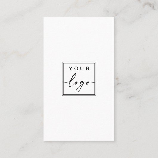 QRコードとロゴのソーシャルメディアアイコンのモダン追加 名刺 (裏面)