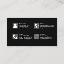 QRコードと共に – Boost Business Card 名刺